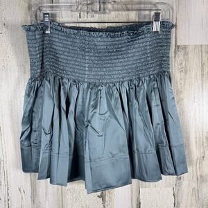 Natural Life Teal Smocked Shorts L/XL | Shimmer Pleated | NWT | MSRP $39